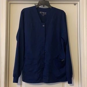 Grey’s Anatomy button-up scrub jacket